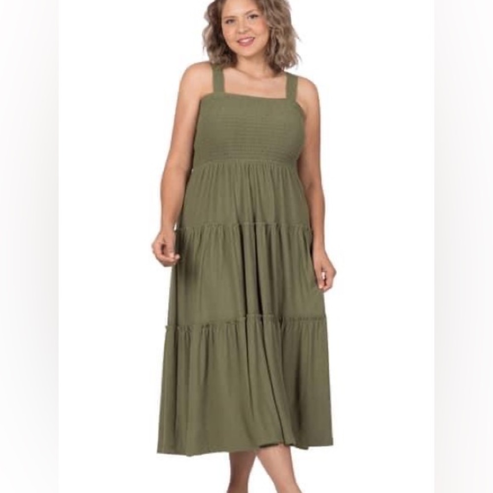 Zenana Green Tank Dress